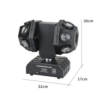 Đèn moving sports 12 mắt Led + Laser 1
