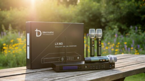 Micro Dbacoustic Karaoke chống hú không dây LX-M3