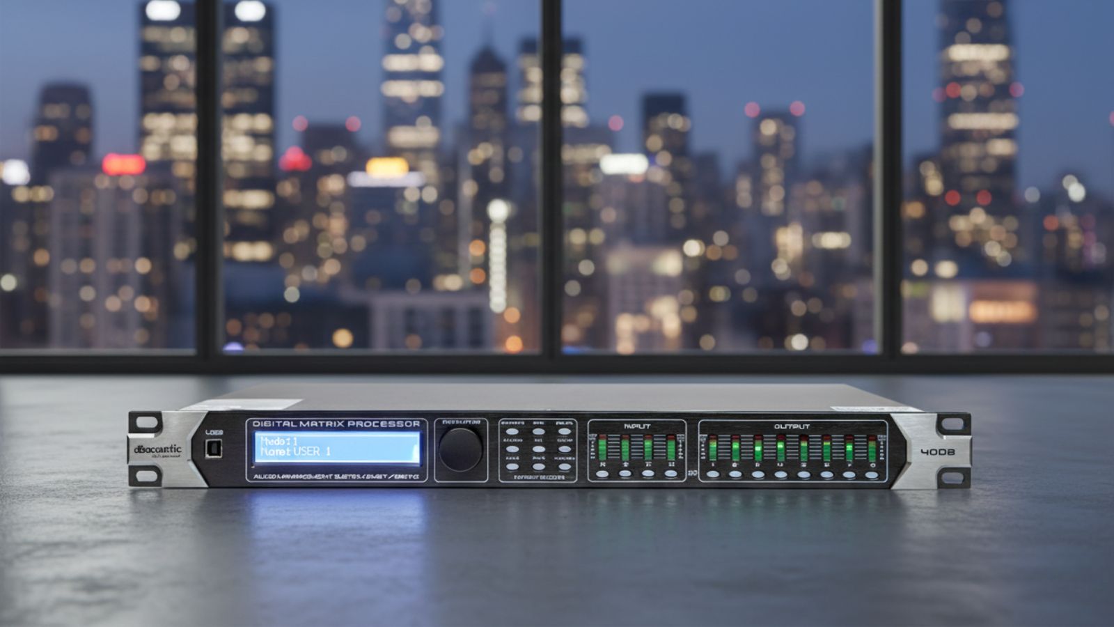 Bộ xử lí tín hiệu Crossover dBacoustic 4008 2 Bộ xử lí tín hiệu Crossover dBacoustic 4008