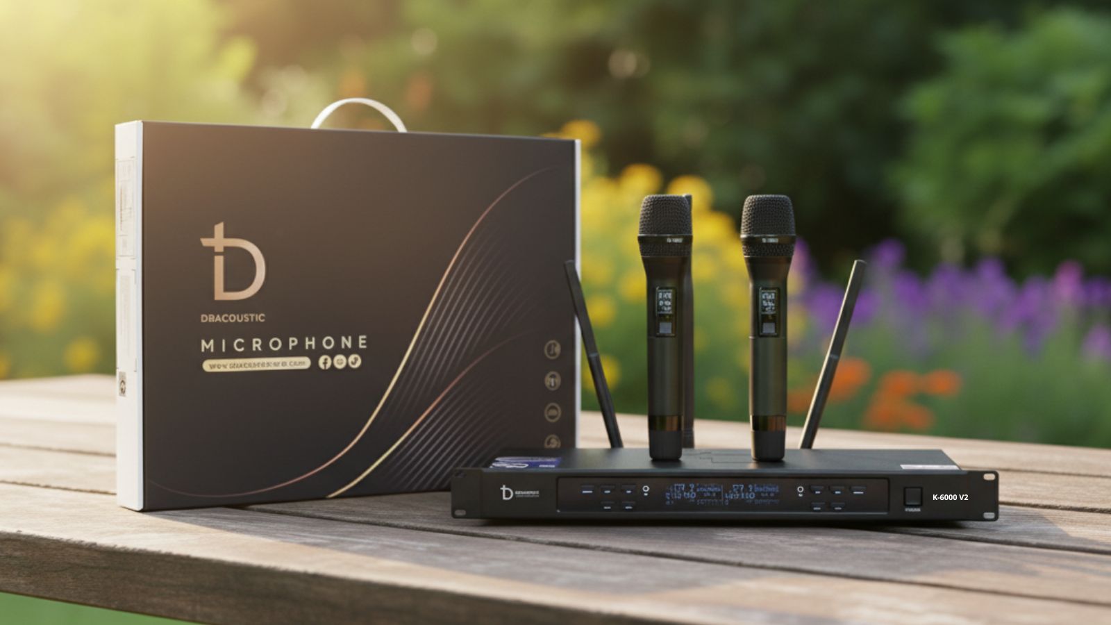 Micro không dây Karaoke tự ngắt DBAcoustic K6000 V2